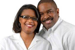 african american couple, wearing eyeglasses in Wilmington